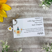 Load image into Gallery viewer, Little Egg-citement Keyring
