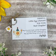 Load image into Gallery viewer, Little Egg-citement Keyring
