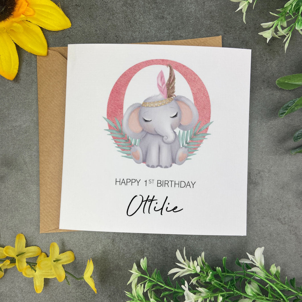 Elephant Birthday Card-The Persnickety Co