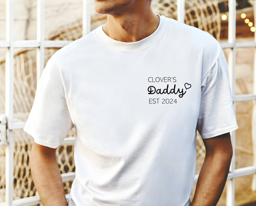 Personalised Daddy T Shirt-The Persnickety Co