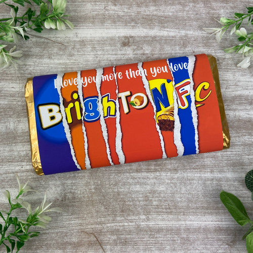 Brighton FC Chocolate Bar - I Love You More Than...-The Persnickety Co