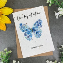 Load image into Gallery viewer, Plantable Butterfly Sympathy Card
