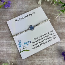 Load image into Gallery viewer, Forget Me Not Beaded Bracelet
