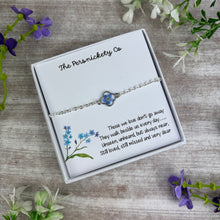 Load image into Gallery viewer, Forget Me Not Chain Bracelet
