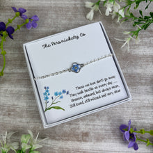 Load image into Gallery viewer, Forget Me Not Chain Bracelet
