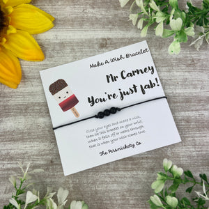 You're Fab Men's Teacher Gift Bracelet