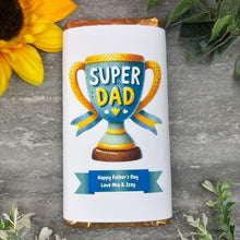 Load image into Gallery viewer, Personalised Father’s Day Chocolate Bar
