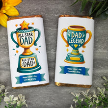 Load image into Gallery viewer, Personalised Father’s Day Chocolate Bar
