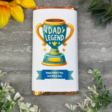 Load image into Gallery viewer, Personalised Father’s Day Chocolate Bar
