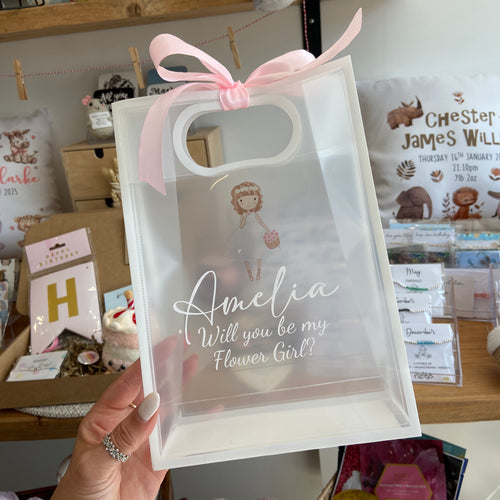 Personalised Flower Girl Gift Bag-The Persnickety Co