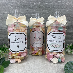 Flower Girl Sweet Jar