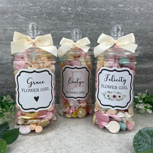 Flower Girl Sweet Jar