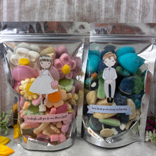Load image into Gallery viewer, Personalised Flower Girl &amp; Page Boy Sweet Pouch Gift
