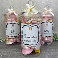 Load image into Gallery viewer, Flower Girl Personalised Sweet Jar
