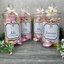 Load image into Gallery viewer, Flower Girl Personalised Sweet Jar
