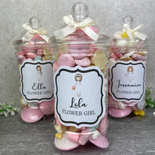 Load image into Gallery viewer, Flower Girl Personalised Sweet Jar
