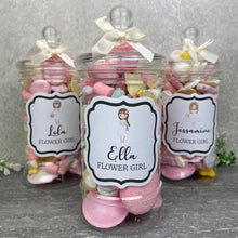 Load image into Gallery viewer, Flower Girl Personalised Sweet Jar
