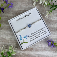 Load image into Gallery viewer, Forget Me Not Beaded Bracelet
