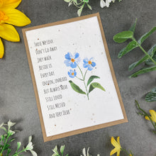 Load image into Gallery viewer, Forget Me Not Plantable Seed Card
