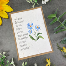 Load image into Gallery viewer, Forget Me Not Plantable Seed Card
