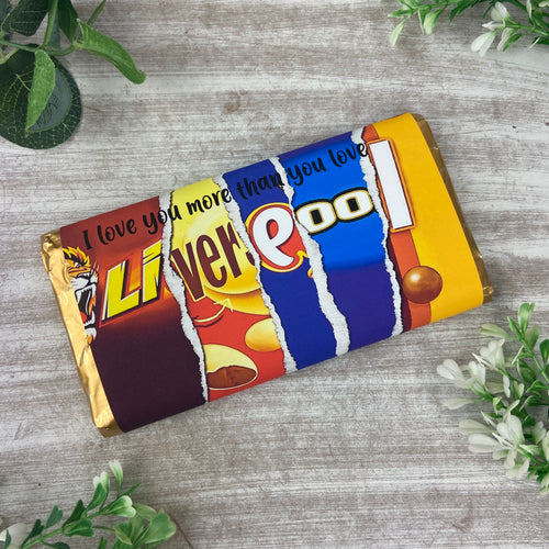 Liverpool FC Chocolate Bar - I Love You More Than...-The Persnickety Co