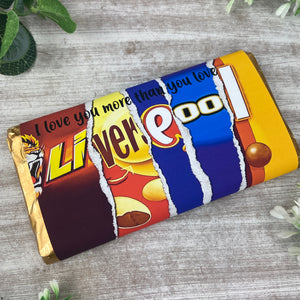Liverpool FC Chocolate Bar - I Love You More Than...