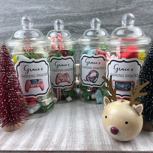 Personalised Gaming Snacks Jar