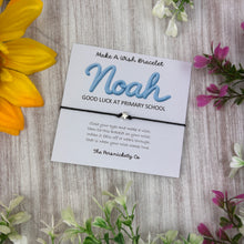 Load image into Gallery viewer, Personalised Good Luck Wish Bracelet
