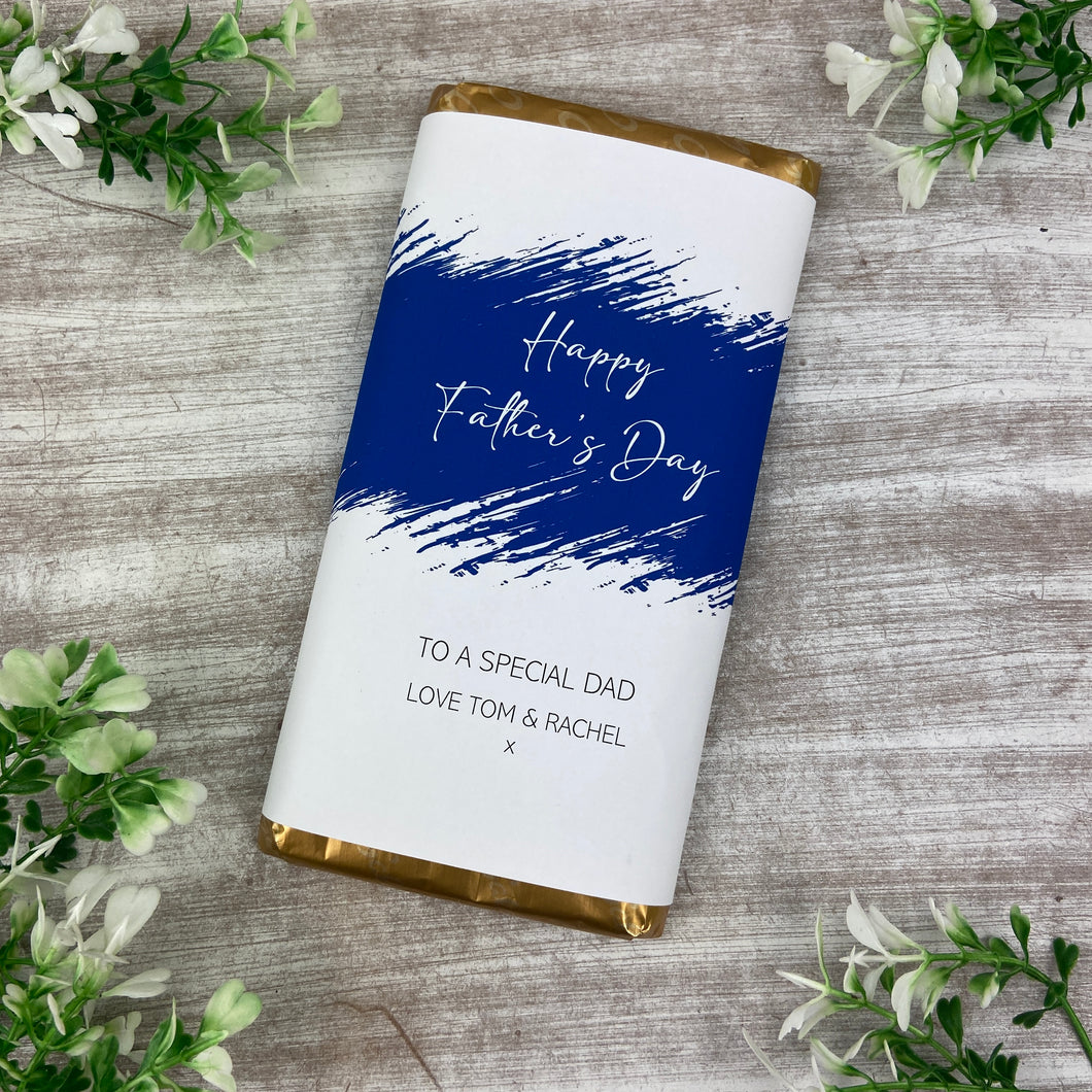 Personalised Father's Day Chocolate Bar-The Persnickety Co