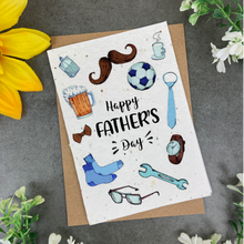 Load image into Gallery viewer, Happy Father&#39;s Day - Plantable Father&#39;s Day Card
