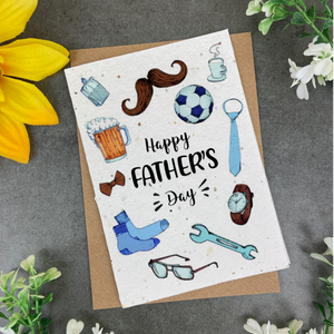 Happy Father's Day - Plantable Father's Day Card