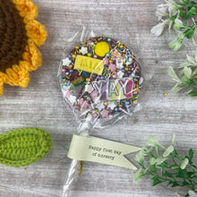 Load image into Gallery viewer, Personalised Happy First Day Of Nursery Belgian Chocolate Lollipop
