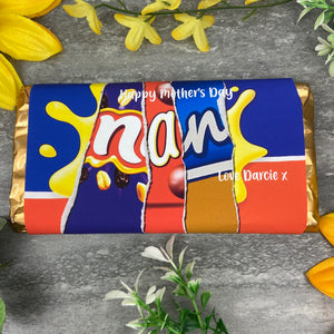 Happy Mother's Day Nan Chocolate Bar-The Persnickety Co