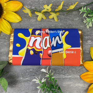 Happy Mother's Day Nan Chocolate Bar