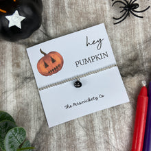 Load image into Gallery viewer, Hey Pumpkin Beaded Bracelet
