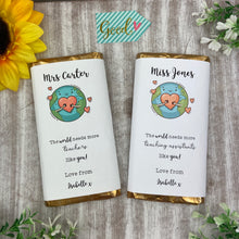 Load image into Gallery viewer, Personalised  Chocolate Bar Teacher Gift
