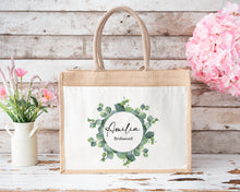 Load image into Gallery viewer, Personalised Jute Bridesmaid Bag-The Persnickety Co
