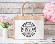 Load image into Gallery viewer, Birthday Jute Bag-The Persnickety Co
