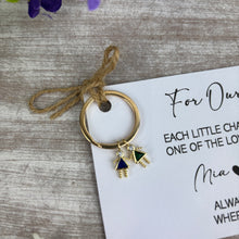 Load image into Gallery viewer, Personalised Mum Keyring with Children Charms
