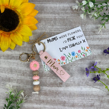 Load image into Gallery viewer, Personalised Mum Keyring Gift for Mother’s Day
