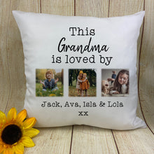 Load image into Gallery viewer, Personalised Grandparents Photo Cushion
