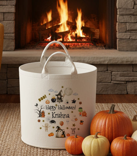 Halloween Trug Basket-The Persnickety Co