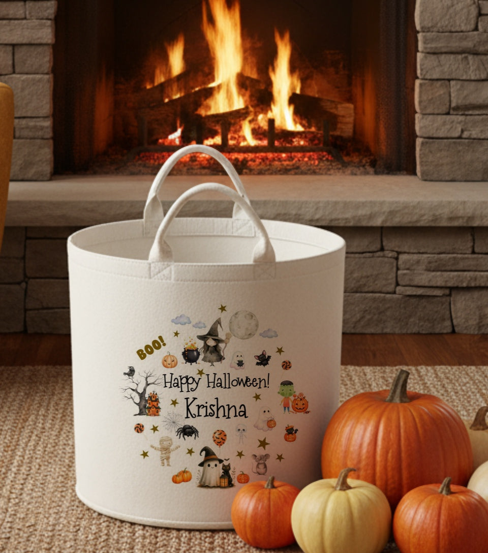 Halloween Trug Basket-The Persnickety Co