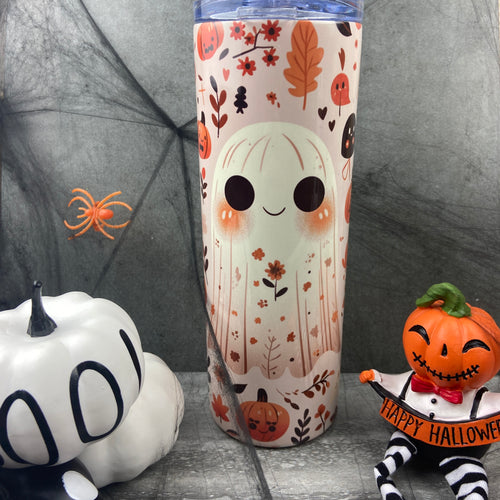 Cute Little Halloween Ghost Tumbler-The Persnickety Co