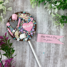 Load image into Gallery viewer, Mother&#39;s Day Belgian Chocolate Lollipop-The Persnickety Co
