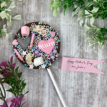Load image into Gallery viewer, Mother&#39;s Day Belgian Chocolate Lollipop
