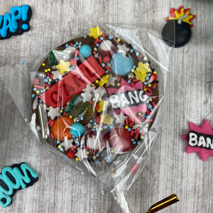 Personalised Superhero Chocolate Lollipop