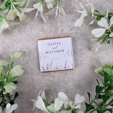 Load image into Gallery viewer, Personalised Floral Wedding Chocolate Neapolitans – Elegant Wedding Favours (30 Floral Designs)
