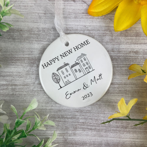 Personalised New Home Ceramic Ornament-The Persnickety Co