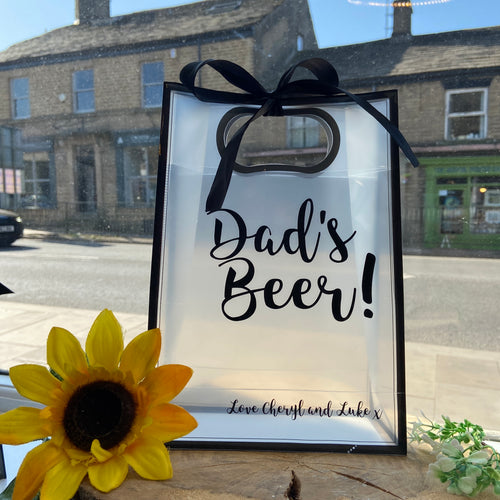 Personalised Dad's Beer Gift Bag-The Persnickety Co